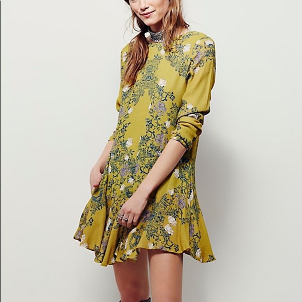 Free People Printed Tunic Dress